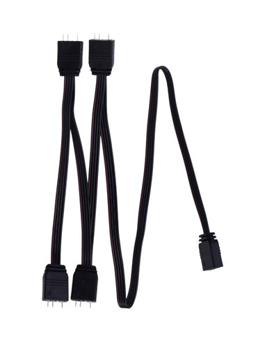 XILENCE LQZ.ARGB_Set Cable (XZ171), Cooling Control Set for ARGB components: 5V D/P 3PIN connections, 1 x Receiver, 1 x Remo...