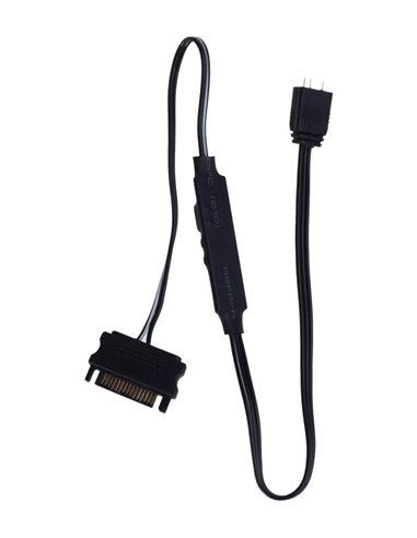 XILENCE LQZ.ARGB_Set Cable (XZ171), Cooling Control Set for ARGB components: 5V D/P 3PIN connections, 1 x Receiver, 1 x Remo...