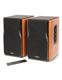 Boxe Edifier R1380DB Brown / 42W RMS / 2x RCA / optical / coaxial / AUX / remote control / wooden / (4”+1”)