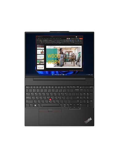 Laptop 16'' Lenovo ThinkPad E16 G1/ WUXGA/ Intel Core i7-13700H/ 32GB / 1TB SSD/ Black