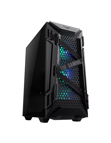 Carcasa ASUS TUF GAMING GT301 / no PSU / 3x120mm ARGB fan+ 1x120mm fan / ATX / Black