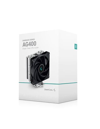 Cooler DEEPCOOL AG400 / Universal / 220W / 500~2000rpm, 31.6dBA / 75.89CFM / Black