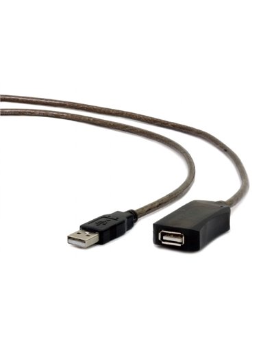 Активный удлинитель USB 2.0 Gembird UAE-01-5M, 5 м, черный