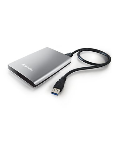 2.5” HDD Extern Verbatim Store 'n' Go G1 / USB3.0 / 2.0TB / Silver