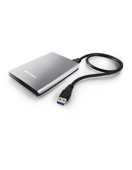 2.5” HDD Extern Verbatim Store 'n' Go G1 / USB3.0 / 2.0TB / Silver