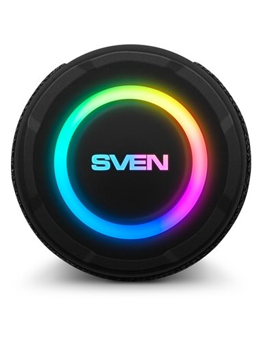 Boxa portabila SVEN PS-160, Black / 12W / Bluetooth / FM / USB / microSD / 1200mA*h