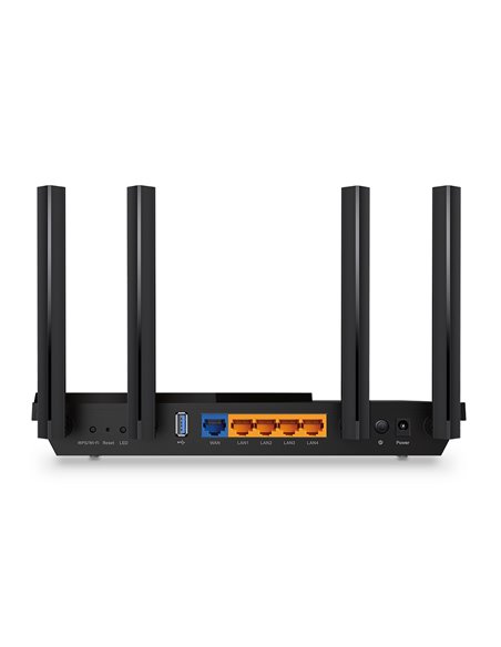 Wi-Fi роутер TP-LINK Archer AX55 / AX3000 Dual Band / Wi-Fi6 / Gigabit / 1WAN+4LAN / USB3.0 / 4 external antennas