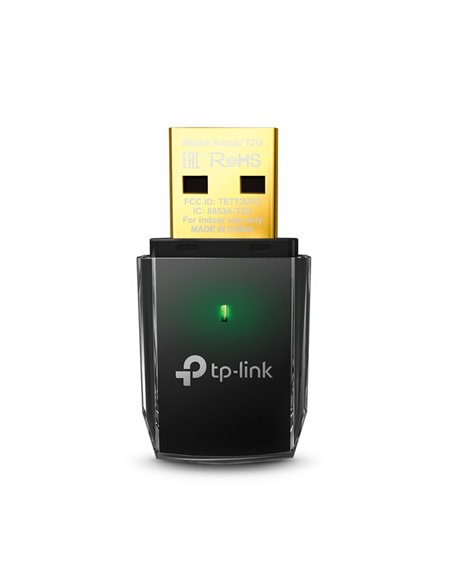 USB 2.0 / Wi-Fi 5 Adapter / TP-LINK Archer T2U / Dual Band AC600