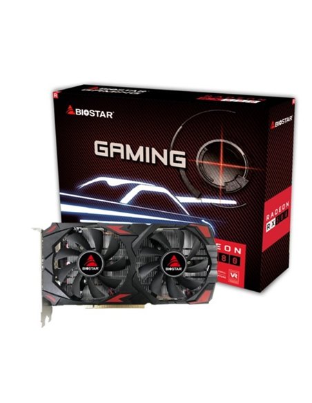 Placa video BIOSTAR Gaming Radeon RX 580 2048SP / 8GB / GDDR5 / 256Bit