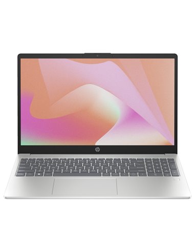 Ноутбук 15.6” HP Laptop (15-fc0058ci)/ AMD Ryzen 5 7520U/ 8GB / 512GB SSD / Natural Silver