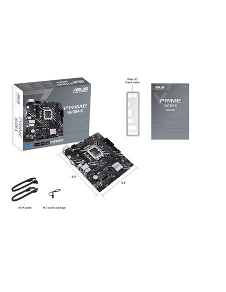 Placa de baza ASUS PRIME H610M-K / 1700 / H610 / DDR5 / mATX
