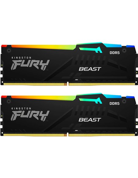 Опреативная память Kingston FURY Beast RGB EXPO DDR5 6000MHz 16GB (Kit of 2*8GB)