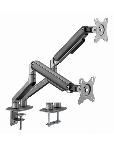 Suport pentru monitor dublu reglabil cu montare pe masa 17”-32”, Gembird MA-DA2-05