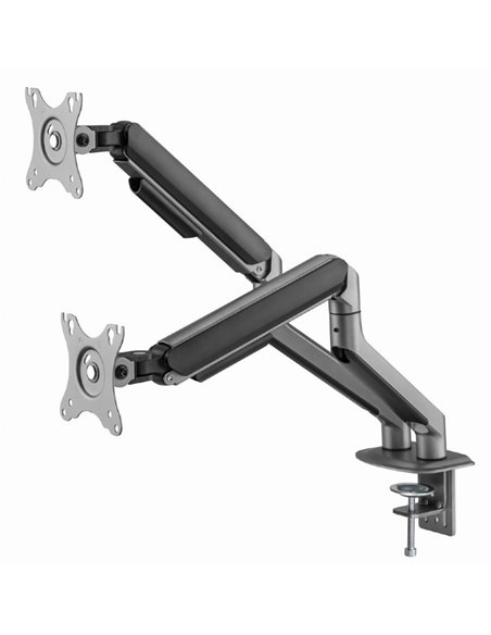 Suport pentru monitor dublu reglabil cu montare pe masa 17”-32”, Gembird MA-DA2-05