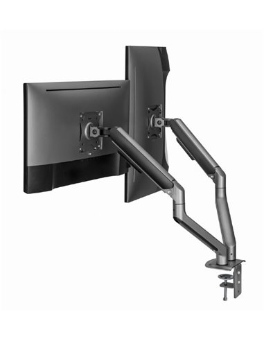 Suport pentru monitor dublu reglabil cu montare pe masa 17”-32”, Gembird MA-DA2-05