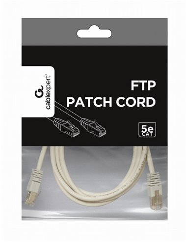 FTP Cat.5e Patch Cord, 1m, Grey