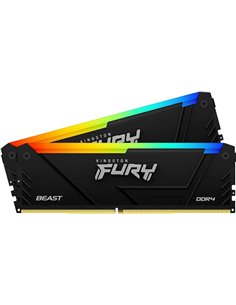 Оперативная память Kingston FURY Beast DDR4 RGB DDR4-3200 64GB (Kit of 2*32GB)