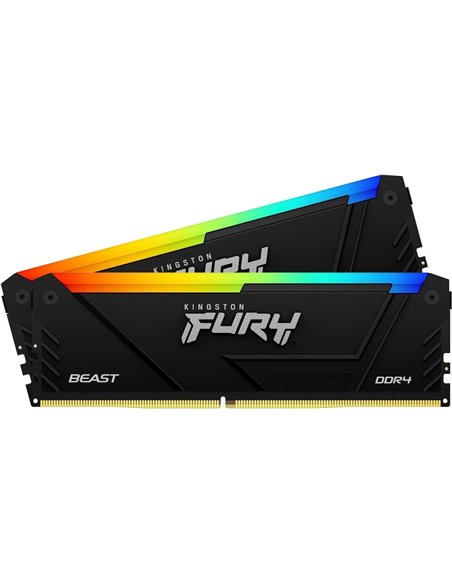 Memorie operativa Kingston FURY Beast DDR4 RGB DDR4-3200 64GB (Kit of 2*32GB)