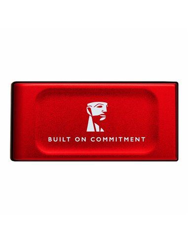 Портативный накопитель SSD Kingston XS1000 Red, 2ТБ, USB 3.2 Gen 2