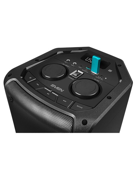 Портативная Колонка SVEN PS-710 Black / 100W / Bluetooth / NFC / FM tuner / USB / microSD