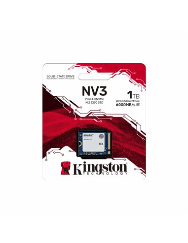 M.2 NVMe SSD Kingston NV3 1TB (SNV3SM3/1T0)