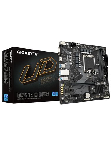 Материнская плата GIGABYTE B760M H DDR4 / 1700 / B760 / DDR4 / mATX