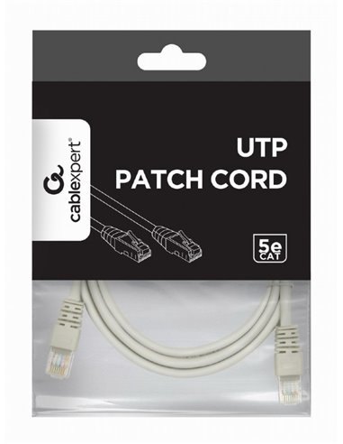 UTP Cat.5e Patch cord, 1.5m, Grey