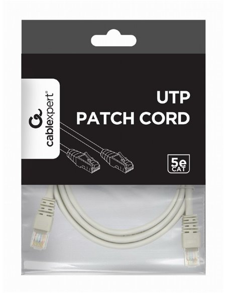 UTP Cat.5e Patch cord, 1.5m, Grey