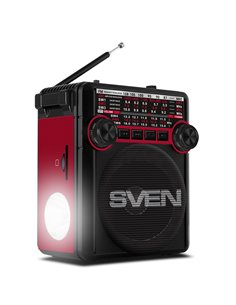 Колонка Портативная SVEN SRP-355, Black / 3W / Bluetooth / FM/AM/SW Radio / USB / microSD 2