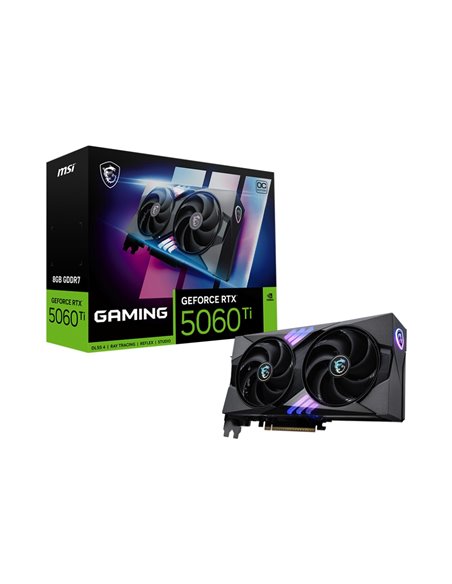Видеокарта MSI GeForce RTX 5060 Ti 8G GAMING OC/ 8GB / GDDR7 / 128bit
