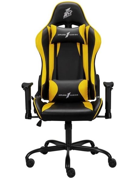 Fotoliu Gaming 1STPLAYER S01/ 120kg/ 2D/ Black/Yellow