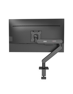 Arm for 1 monitors 17”-34” - AOC AM400B Black, Desk Clamp/Grommet, Aluminum structure, Mechanical Gas Spring System, Height ...