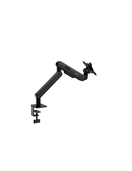 Arm for 1 monitors 17”-34” - AOC AM400B Black, Desk Clamp/Grommet, Aluminum structure, Mechanical Gas Spring System, Height ...