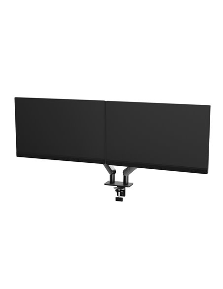 Arm for 2 monitors 17”-34” - AOC AM420B Black, Desk Clamp/Grommet, Aluminum structure, Mechanical Gas Spring System, Height ...