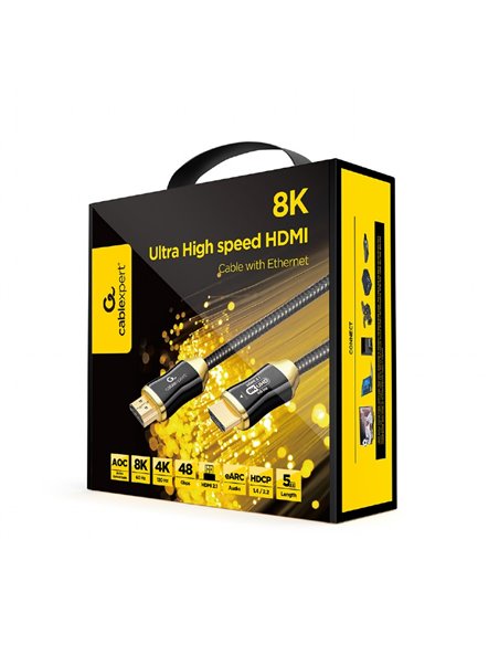 Cablu video Cablexpert CCBP-HDMI8K-AOC-5M/ ”AOC Premium Series”/ Supports 8K UHD resolutions at 60Hz/ male-male/5 m