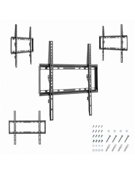 Настенное крепление для телевизора (фиксированное) 32”-55” Gembird ”WM-55F-04”, Black