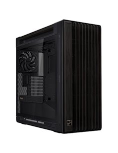 Корпус ASUS ProArt PA602 Wood Edition- Glass Panel/ no PSU / 2x220mm, 1x140mm fan/ EATX/ Black