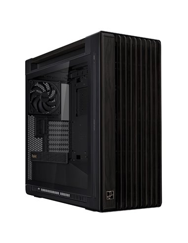 Carcasa ASUS ProArt PA602 Wood Edition- Glass Panel/ no PSU / 2x220mm, 1x140mm fan/ EATX/ Black