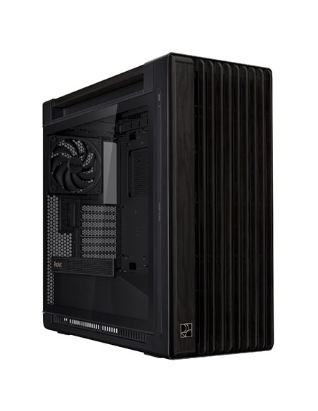 Carcasa ASUS ProArt PA602 Wood Edition- Glass Panel/ no PSU / 2x220mm, 1x140mm fan/ EATX/ Black