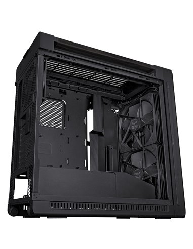Carcasa ASUS ProArt PA602 Wood Edition- Glass Panel/ no PSU / 2x220mm, 1x140mm fan/ EATX/ Black