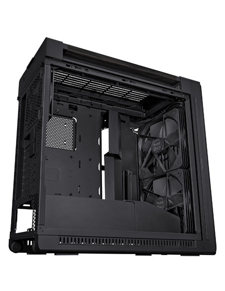 Carcasa ASUS ProArt PA602 Wood Edition- Glass Panel/ no PSU / 2x220mm, 1x140mm fan/ EATX/ Black