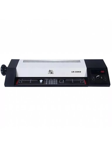 Qsmile LM330iDX A3, Black, Rollers: 2(hot shoe), Reverse, Input width: 330 mm,Speed: 55 cm/min, Min Film thickness: 160(2*80)...