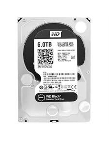 3.5” HDD Western Digital Caviar Black (WD6001FZWX) / 6.0TB / 7200rpm / 128MB / SATAIII
