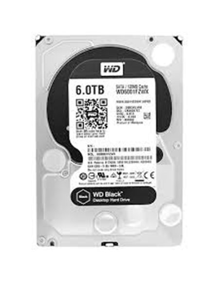 3.5” HDD Western Digital Caviar Black (WD6001FZWX) / 6.0TB / 7200rpm / 128MB / SATAIII