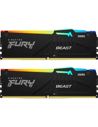 Опреативная память Kingston FURY Beast RGB EXPO DDR5 5600MHz 128GB (Kit of 2*64GB)
