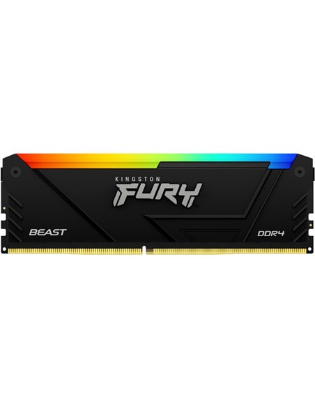 Оперативная память Kingston FURY® Beast DDR4 RGB 3200 МТ/с 8ГБ