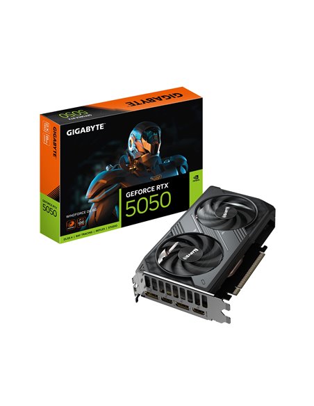 Placa video GIGABYTE GeForce RTX 5050 WINDFORCE OC 8G / 8GB / GDDR6 / 128bit