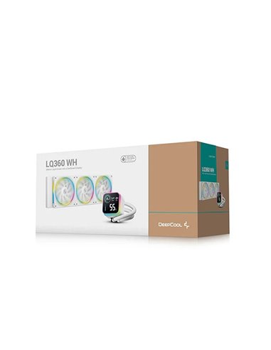 Sistem de racire lichid DEEPCOOL LQ360 WH/ Universal/ 350W/ 38.71dBA/ 72.04 CFM