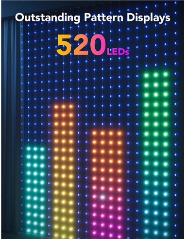 Наружные занавесочные светильники GOVEE RGBIC Curtain Lights 1.5*2m