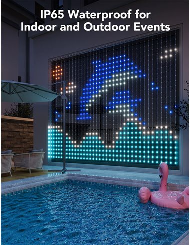 Наружные занавесочные светильники GOVEE RGBIC Curtain Lights 1.5*2m
